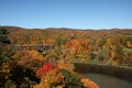 Hudson river fall vista Royalty Free Stock Photo