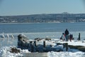 Hudson River View at Tappan Zee Royalty Free Stock Photo