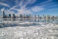 Hudson River In Winter