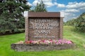 Jesus Christ of Latter Day Saints Entrace Sign