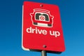 Target Retail Store Drive Up Delivery Sign and Trademark Logo