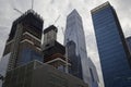 Hudson Yards skyscrapers ongoing construction