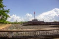 Hue capital in Hue Vietnam September 2020: Scenes of the castles in Bana Hills in Da Nang Royalty Free Stock Photo