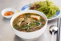 Hue Style Beef Noodle Soup Royalty Free Stock Photo