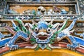 Dragon Statue at Imperial City(UNESCO World Heritage Site). a famous Historical site in Hue, Vietnam. Royalty Free Stock Photo