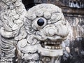 Statue of Nghe, Vietnamese lion, decorating the tomb of Khai Ding, one of Imperial Tombs of Hue