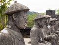 Stone statues on the grounds of Khai Ding Tomb, one of Imperial Tombs of Hue