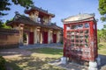 Temple of Generations in the Hue Citadel. Imperial Citadel Thang Long, Vietnam UNESCO World Heritage Site