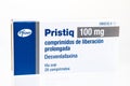 Huelva, Spain - May 07, 2022: Desvenlafaxine, sold under the brand name Pristiq among others as, is a medication used to treat