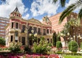Huerto Ruano palace in historic city Lorca Royalty Free Stock Photo