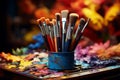 Hues at play School palette hosts an array of artistic tools