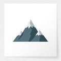 Hues represent the mountainsides, while white highlights the Royalty Free Stock Photo