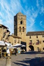 Huesca, Spain-August 20, 2023. AÃÂ­nsa, Pyrenean village in the province of Huesca, Sobrarbe and the Autonomou Royalty Free Stock Photo