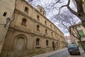 Facade of the convent of the Carmelite Mothers of the Assumption in Huesca