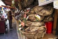 Meat shop sell beef, pork, deer, goat, bull in Huesca, Aragon