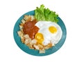 Huevos con chilaquiles Royalty Free Stock Photo