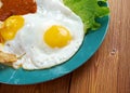 Huevos con chilaquiles Royalty Free Stock Photo