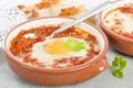 Huevos a la Flamenca (Flamenco Eggs) Royalty Free Stock Photo