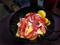 Huevos rotos con jamÃÂ³n