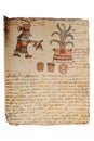 Huey Tocoztli feast. Folio 14r. Codex Tudela