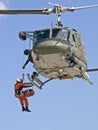 Huey UH1-N Medevac Royalty Free Stock Photo