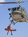 Huey UH1-N Medevac Royalty Free Stock Photo
