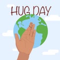 Hug day january Royalty Free Stock Photo