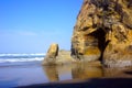 Hug Point Cave Oregon Coast Royalty Free Stock Photo