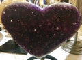 Huge Amethyst Heart