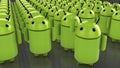 Huge amount of android figures
