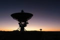 Huge antenna dish at Very Large Array