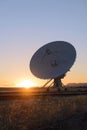 Huge antenna dish at Very Large Array