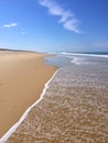 The Huge Atlantic Beaches of South west France Cap-Ferret Peninsula, South West France Royalty Free Stock Photo