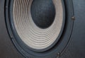 Huge Bass Vintage Loudspeaker Driver Cone Macro with Screws