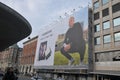 Huge billboard with Galaxy 2fold3 flip3 phone in Copenhagen