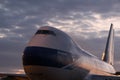 A huge Boeing 747 aircraft, one of the world's most beautiful ai