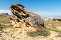 Huge boulder in Gobustan, Azerbaijan