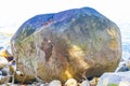 Huge boulder rock Lamru Nationalpark Khao Lak Phang-nga Thailand Royalty Free Stock Photo