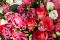 Huge bouquet of roses Royalty Free Stock Photo