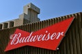 Huge Budweiser advertising sign