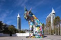 Huge cat sculpture named the Iberian Lynx