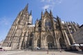 Huge cathedral in Cologne, Germany Royalty Free Stock Photo