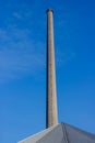 Huge chimney of an old disused and abandoned cement factory