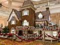 The huge Christmas Gingerbread House at the Grand Floridian Resort Hotel at Disney World