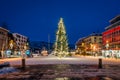 Huge Christmas tree in Tromso town