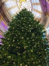 Huge Christmas tree in a mall