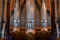 Church organ pipes Royalty Free Stock Photo