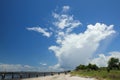 Extreme Cloud Formation in Mayport Village, Florida Royalty Free Stock Photo