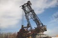 The huge coal mining machine Royalty Free Stock Photo