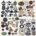 Huge collection of vector labels, badges,